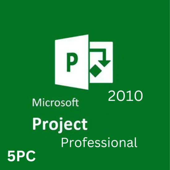 Project 2010 Professional 5PC [Retail Online] - Bitnet Keys - High